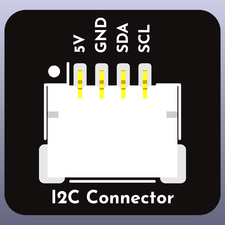 I2C Connector Board Render
